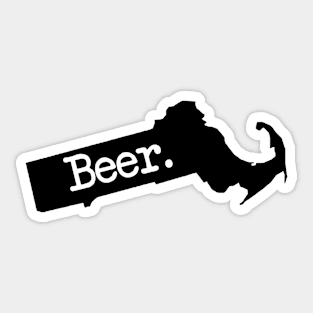 Massachusetts Beer MA Sticker